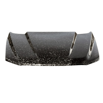 RKSport® - Cowl Fiberglass Forged Hood with Carbon Fiber Top