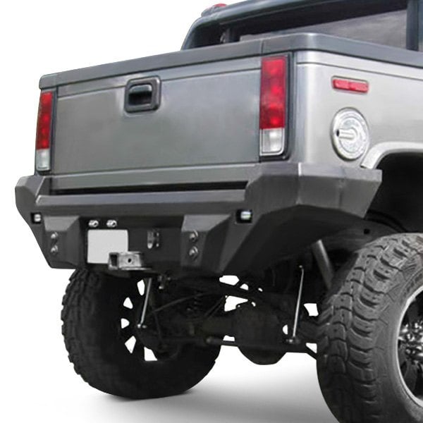 Road Armor® Hummer H2 2003 Dakar Series Full Width Blacked Rear Hd Bumper