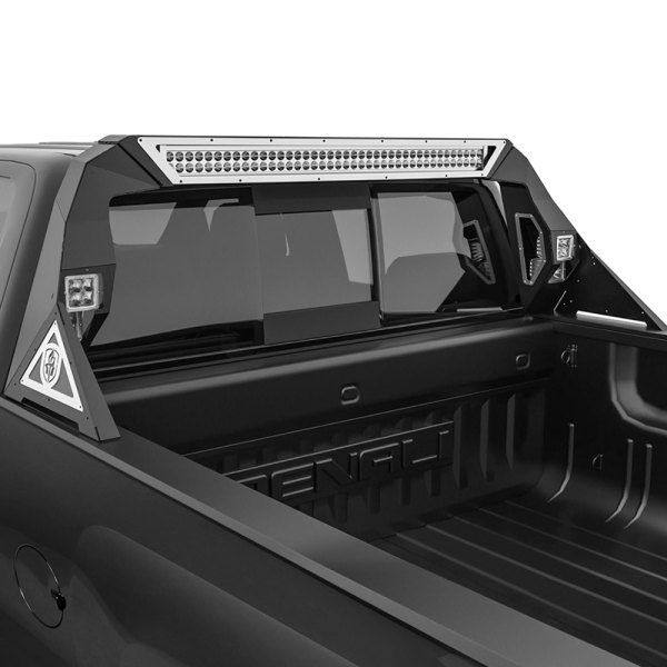 Road Armor® 3141DHRPC1MR iDentity Headache Rack with Bed Rail Pods