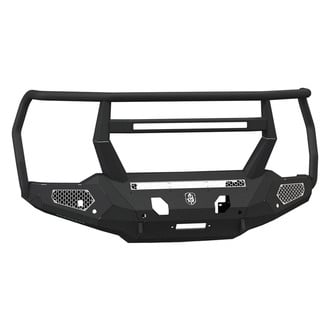 Road Armor® - Evolution Full Width Black Powder Coated Front Winch HD Bumper with Reaper Guard