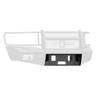 Road Armor® - Vaquero Series Black Powder Coated Front Winch Plate
