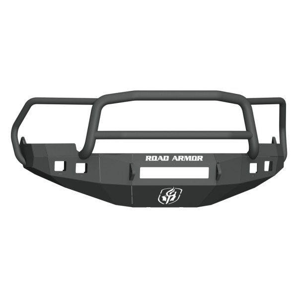 Road Armor® - Stealth Series Full Width Front HD Black Powder Coated Bumper