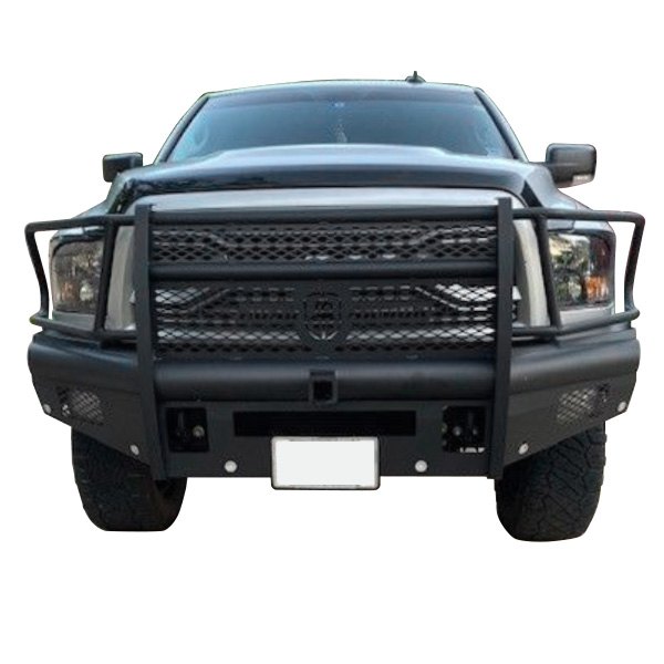 Road Armor® - Vaquero Series Full Width Front HD Black Powder Coated Bumper