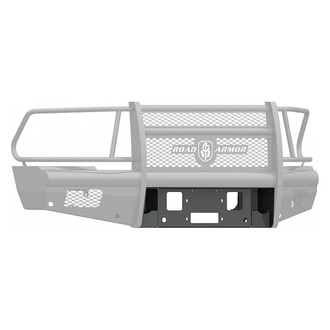 Road Armor® - Vaquero Series Black Powder Coated Front Winch Plate