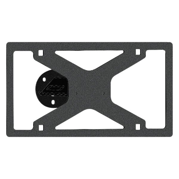 Road Armor® - Black Tire Carrier License Plate Mount