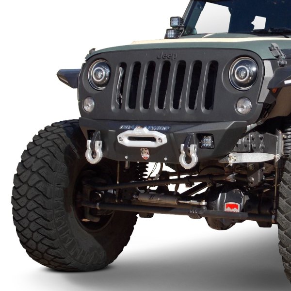 Road Armor® - Stealth Competition Cut Stubby Front HD Black Powder Coat Bumper