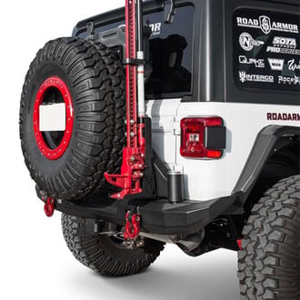 Road Armor® - Stealth Series Mid Width Rear Bumper with Tire Carrier