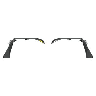 Road Armor® - Defender Series Black Front Fender Protections with Switchback LED-DRL