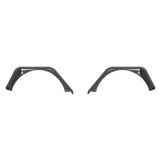Road Armor® - Defender Series Black Rear Fender Protections