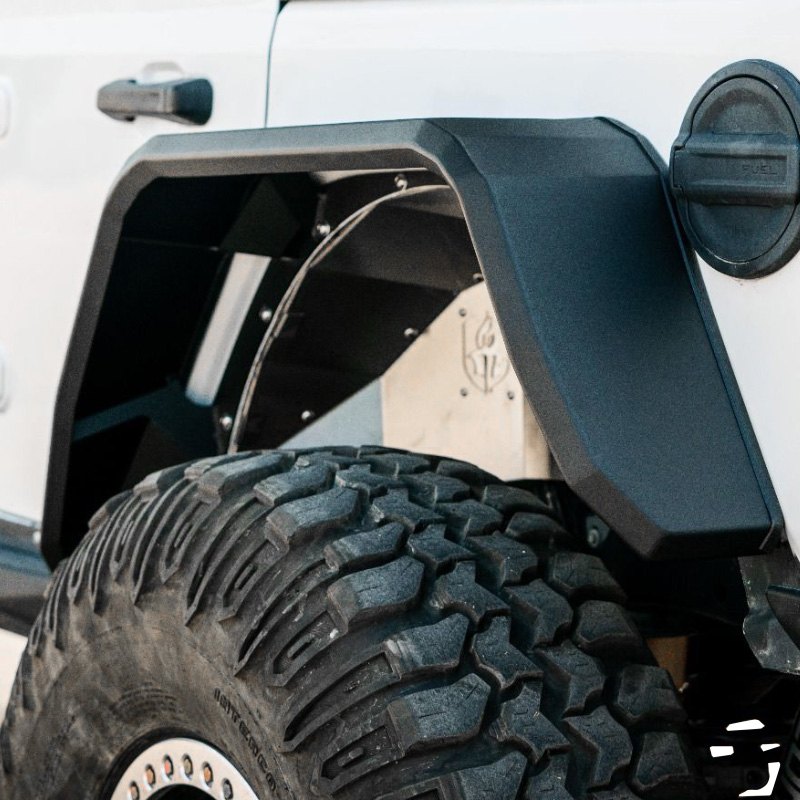 Road Armor® 518AFRWB Stealth Series Rear Fender Flares