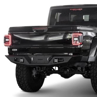 Road Armor® - Spartan Full Width Satin Black Rear HD Bumper
