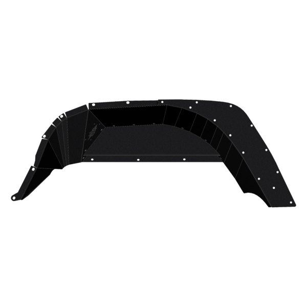 Road Armor® - Stealth Series Black Stainless Steel Rear Fender Inner Liners