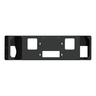 Road Armor® - Vaquero Series Black Powder Coated Front Winch Plate