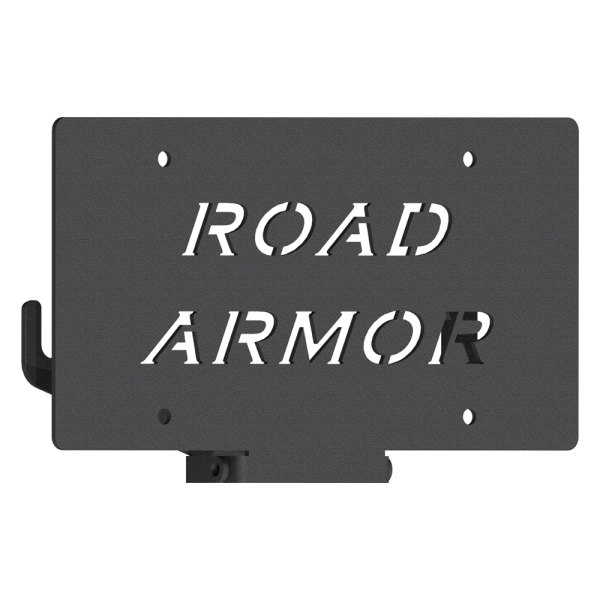 Road Armor® - Black Hawse Fairlead License Plate Mount