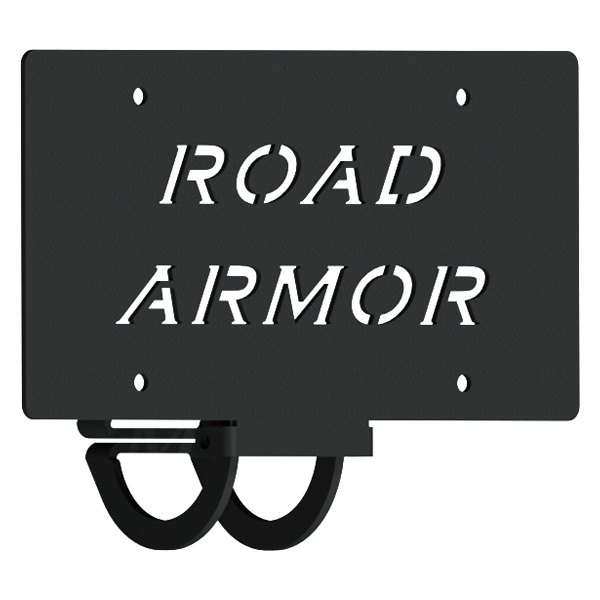 Road Armor® - Black Fairlead License Plate Mount