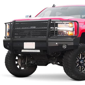 Road Armor® - Vaquero Series Full Width Front HD Bumper with Brush Guard