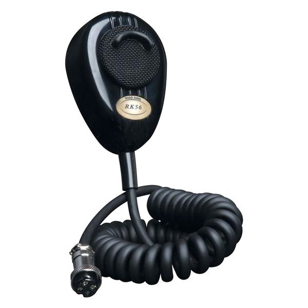 RoadKing® - Black 4-Pin CB Microphone with Noise-Cancelling Dynamic