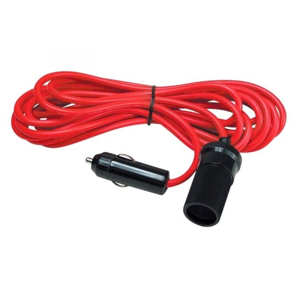RoadPro® - 12V 12' Extension Cord with Cigarette Lighter Plug