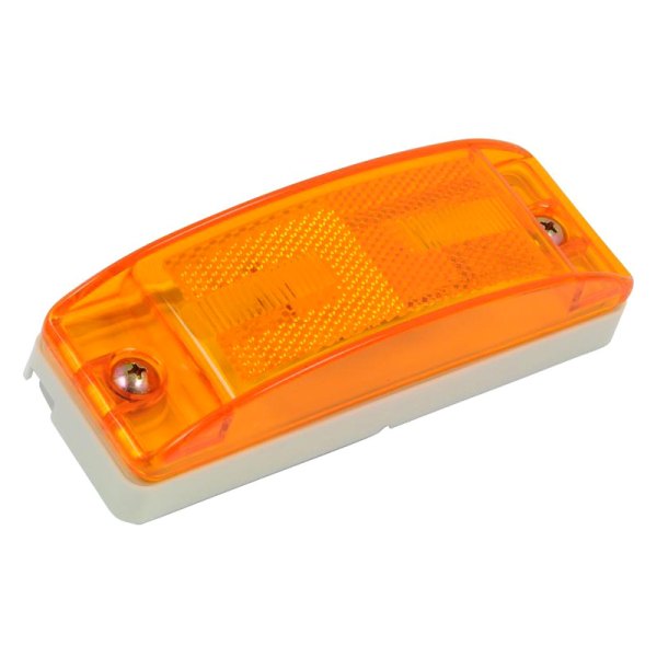 RoadPro® - 6"x2" Rectangular Bolt-on Mount Clearance Marker Light with 2-Prong Grote™ Connector