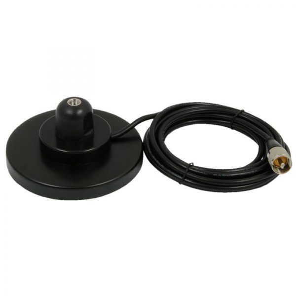 RoadPro® - Magnet Mount with 12' Pre-Wired Coax Cable
