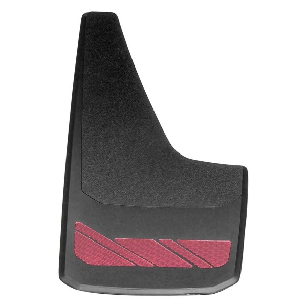 RoadSport® - Black Premier Splash Guards with Red Prismatic Logo