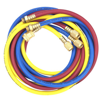 Robinair 62072 Blue Enviro-Guard Refrigerant Hose - 72 Inch For R-134A, Low Permeation