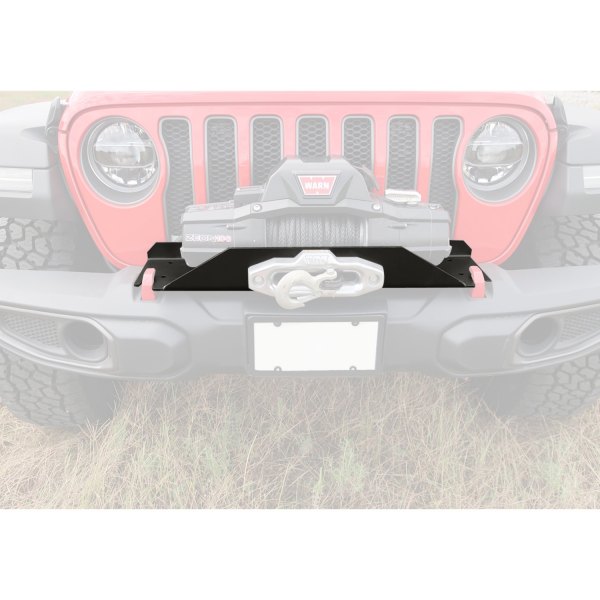 Rock Hard 4x4® - Winch Mounting Plate for Factory Plastic Front Bumper