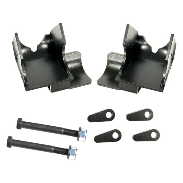 Rock Hard 4x4® - Rear Lower Control Arm Skid Plates with Shock Mount Skids