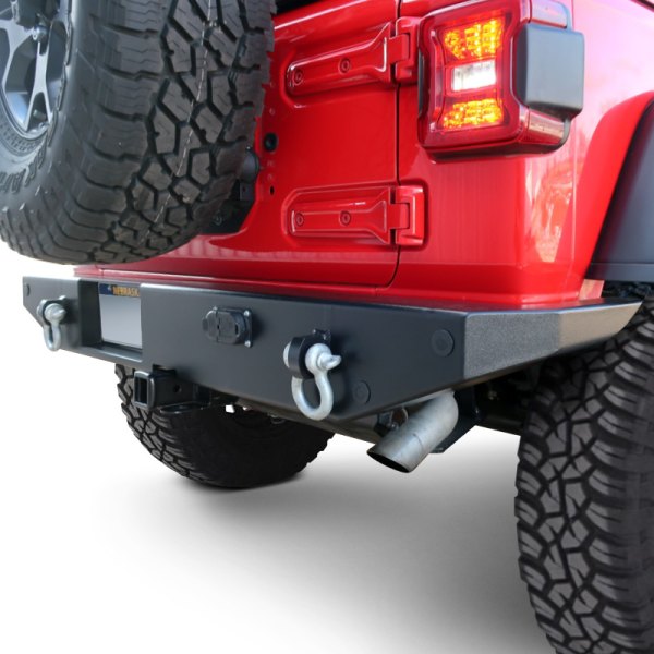 Rock Hard 4x4® - Patriot Series Full Width Rear HD Black Bumper