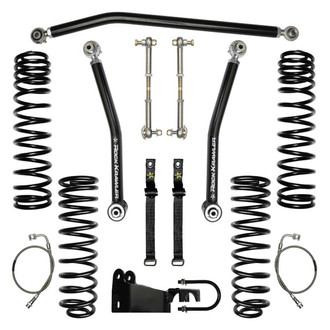 Rock Krawler® - 2.5" x 2.5" Flex Stage 0 Front and Rear Long-Travel Suspension Lift Kit