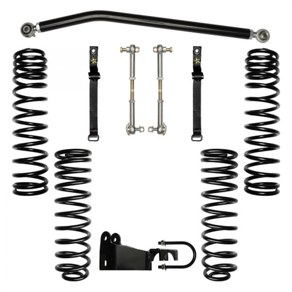 Rock Krawler® - Stock Mod Stage 0 Front and Rear Long-Travel Suspension Lift Kit
