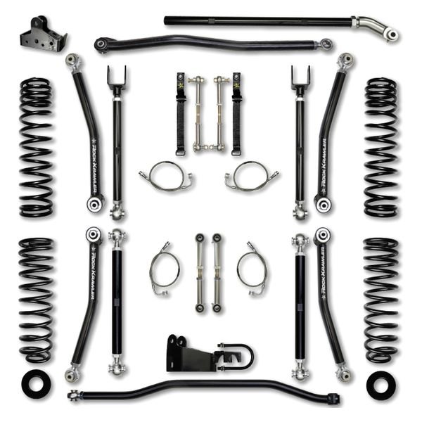 Rock Krawler® - X-Factor Mid Arm Stage 0 Front and Rear Suspension Lift Kit