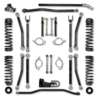 Rock Krawler® - 4.5" x 4.5" X-Factor Mid Arm Stage 0 Front and Rear Suspension Lift Kit
