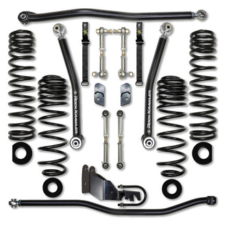 Rock Krawler® - 3.5" x 3.5" Flex Stage 0 Front and Rear Long-Travel Suspension Lift Kit
