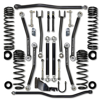 Rock Krawler® - 3.5" x 3.5" X-Factor Stage 0 Front and Rear Long-Travel Suspension Lift Kit