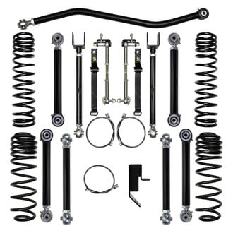 Rock Krawler® - 2" x 2" X-Factor Mid Arm Stage 0 Front and Rear Suspension Lift Kit