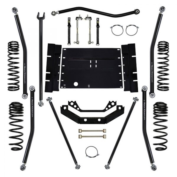 Rock Krawler® - X-Factor Stage 0 Front and Rear Long-Travel Suspension Lift Kit