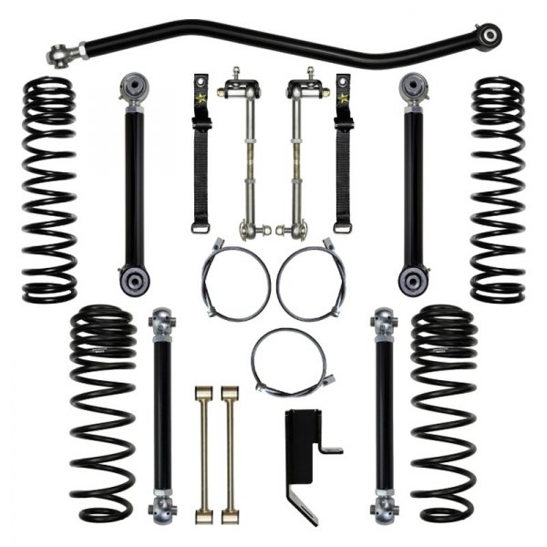 Rock Krawler® - Max Travel Stage 0 Front and Rear Long-Travel Suspension Lift Kit