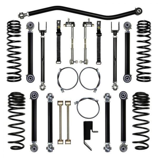 Rock Krawler® - X-Factor Short Arm Stage 0 Front and Rear Suspension Lift Kit