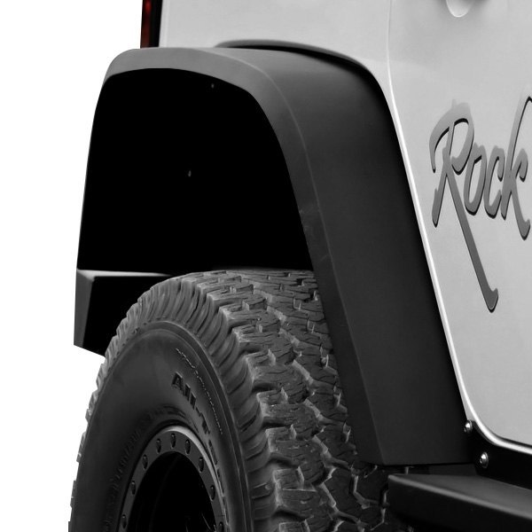 Rock Slide Engineering® AC-FF-100-R-JKA - Textured Black Rear Fender Flares