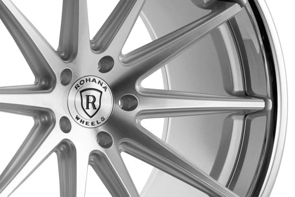 ROHANA® RFC10 Wheels - Silver with Machined Face and Chrome