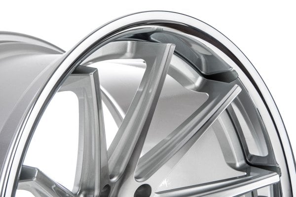 ROHANA® RC10 Wheels - Silver with Machined Face and Chrome