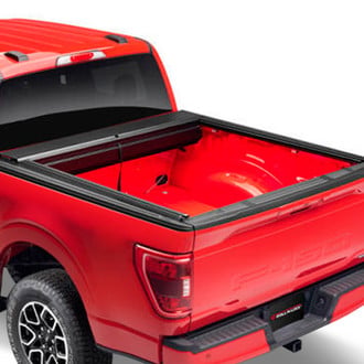 M-Series XT Hard Manual Retractable Tonneau Cover Opened