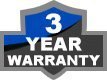 Warranty 3 Year limited warranty