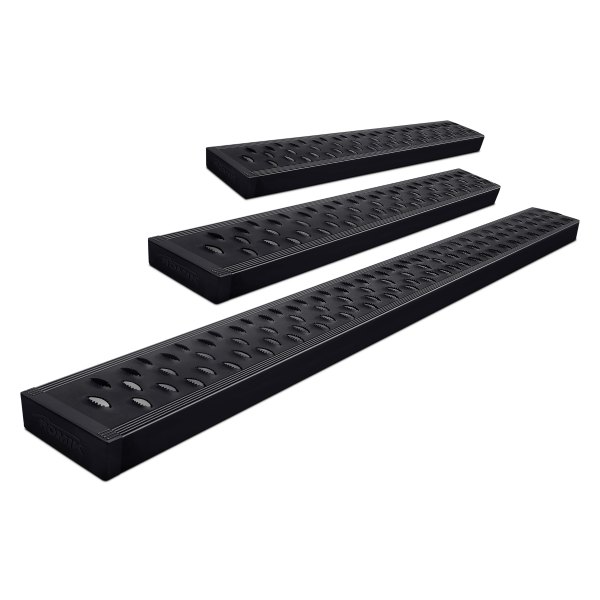 Romik® - 6.5" RPD-T Series Black Running Boards