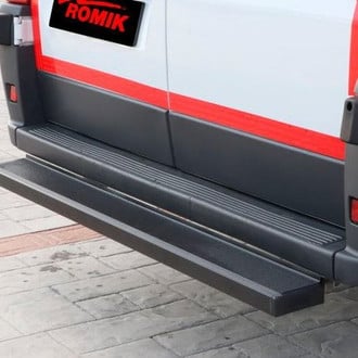 Romik® - 6.5" ROB Series Black Rear Running Boards