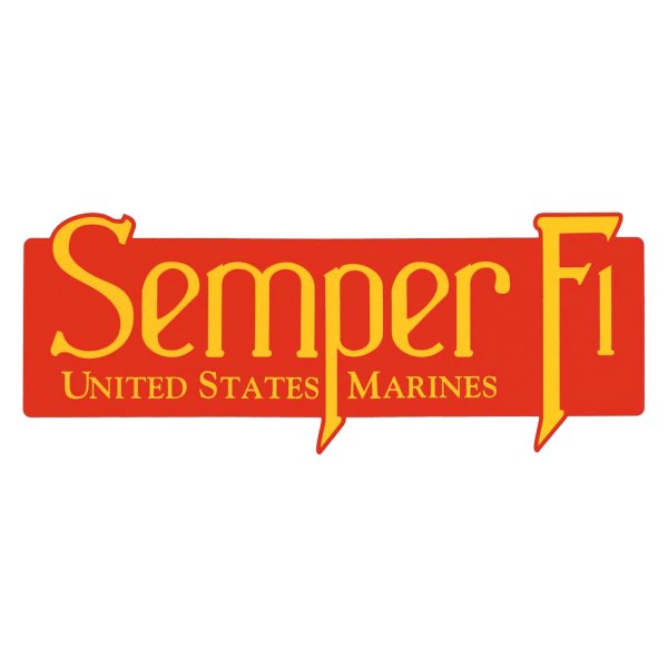 Rothco® - U.S.M.C. Semper Fi Bumper Sticker