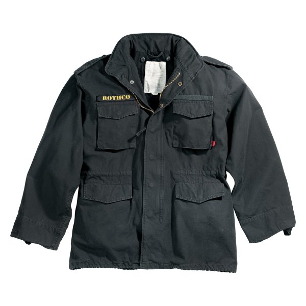 Rothco® - Vintage M-65 Men's XX-Large Black Field Jacket