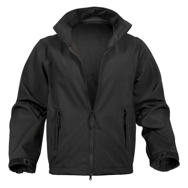 Rothco® - Uniform Large Black Soft Shell Jacket