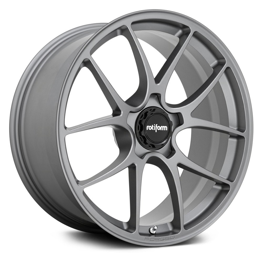 Rotiform® Ltn Forged Monoblock Wheels Satin Titanium Rims